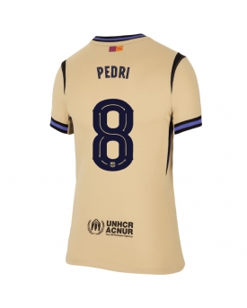 Billige Fotballdrakt Barcelona Pedri Gonzalez #8 Replika Bortedrakt Dame 2025-26 Kortermet Billige Fotballdrakt Barcelona Pedri Gonzalez #8 Replika Bortedrakt Dame 2025-26 Kortermet